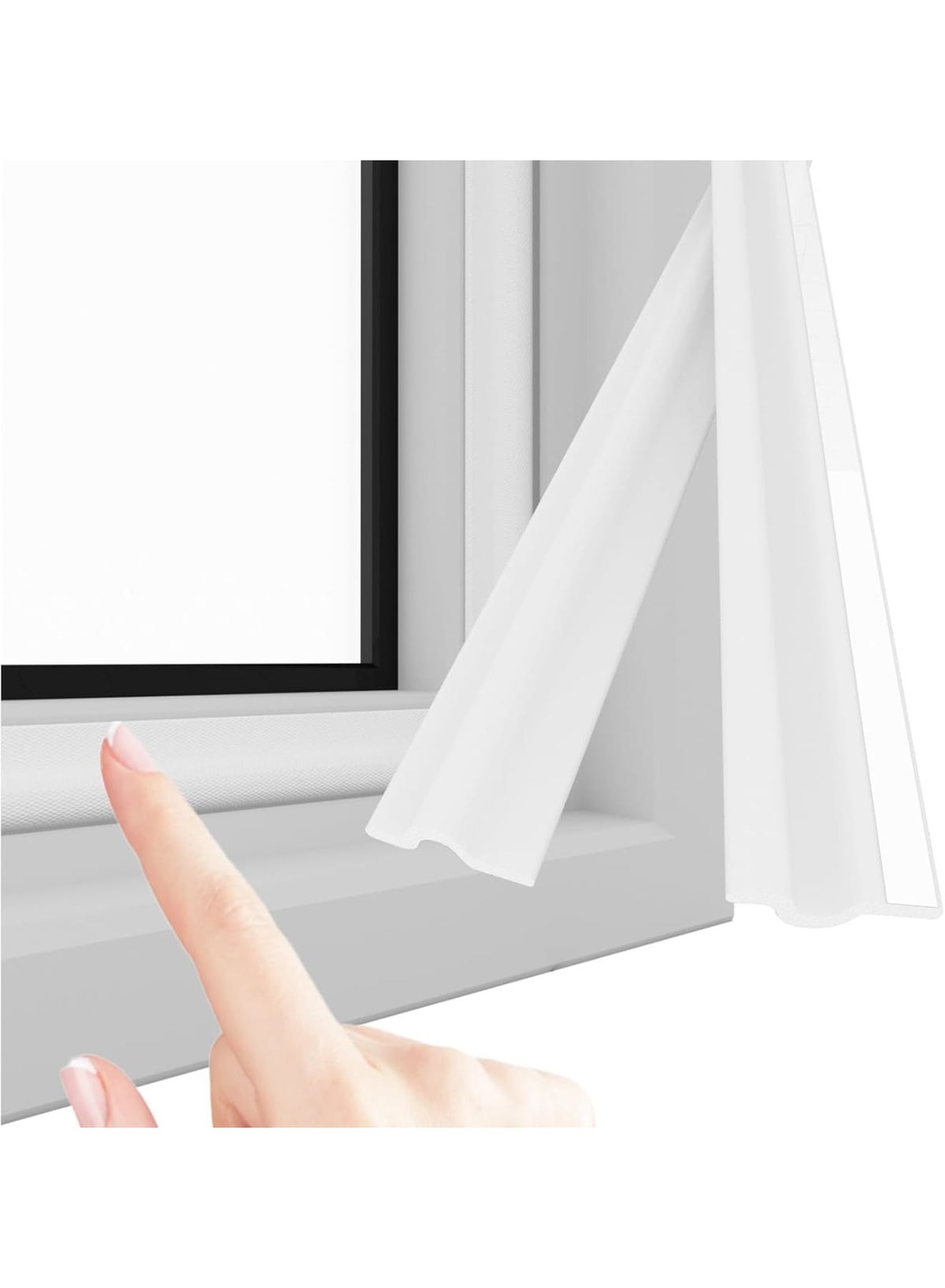 Luckam Window Draft Stopper Seal Strip, Self-Adhesive Foam Windows ...