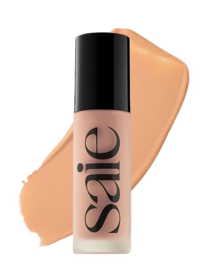 SAIE  Glowy Super Skin Tint Foundation with Hyaluronic Acid , 13 Medium Golden Undertones 30ml - Lightweight, Hydrating Coverage - Image 1
