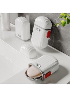 Travel Soap Case Soap Box Waterproof and Leakproof, Strong Sealing Soap case with Lid Including Convenient Handle for Travel, Bathroom, Camp, Outdoor(White) - pzsku/Z234A7C83435C00BD3543Z/45/_/1725265776/06cce202-e012-4280-959d-03e3dbe705db