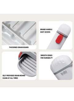 Travel Soap Case Soap Box Waterproof and Leakproof, Strong Sealing Soap case with Lid Including Convenient Handle for Travel, Bathroom, Camp, Outdoor(White) - pzsku/Z234A7C83435C00BD3543Z/45/_/1725265778/2d1379f0-7b28-4c60-b7c6-a8356c94b260