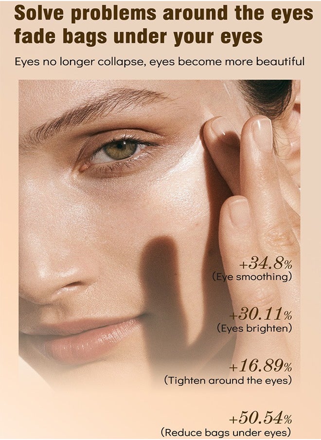 MAYCHEER 50g Anti Aging Eye Cream with Turmeric, Eyebags Remover Dark Circles Eye Repair Cream, Reduces Fine Lines Dark Circles and Puffiness  - Image 5