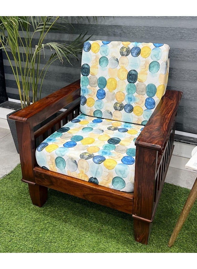 AMAZE ATTIRES Stretchable/Spandex Printed Sofa Slip Cover, Pack of 10 Sofa seat Covers can use for livingroom, Couch, Wooden Sofas & Offices (Circle Multicolor) - Image 2
