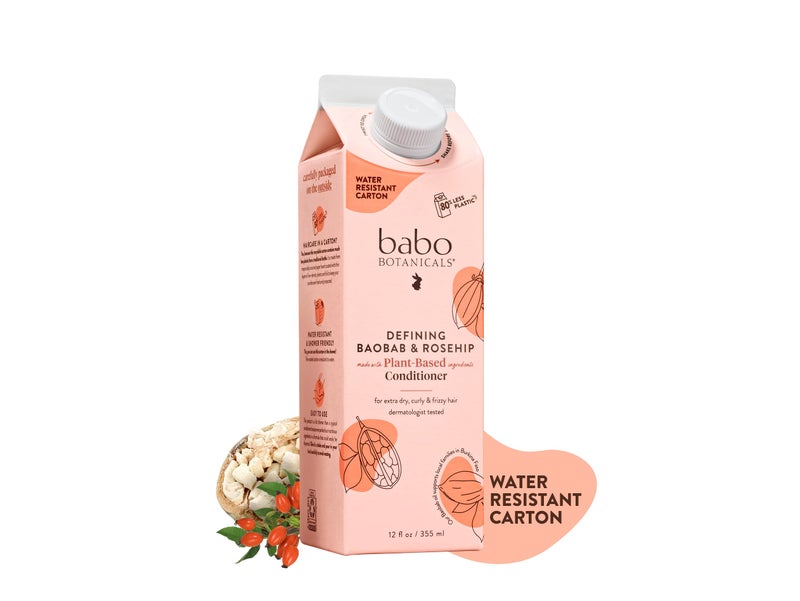 Babo Botanicals Defining Baobab & Rosehip Conditioner â€“ For extra dry, curly hair â€“ Smooth & Define â€“ Citrus & Cedarwood Fragrance â€“ Water-Resistant Carton w. 80% Less Plastic â€“ Vegan - Image 1