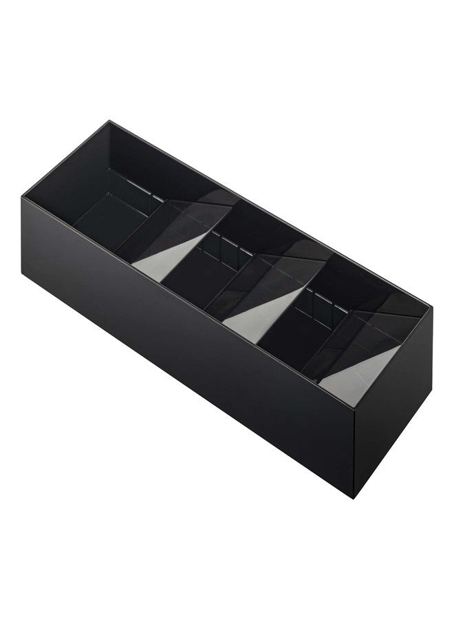 YAMAZAKI Home Tower Expandable Cutlery Kitchen Angled Utensils Storage Silverware Organizer Compact Drawer Insert Tray - Compact - Abs Plastic - Image 1