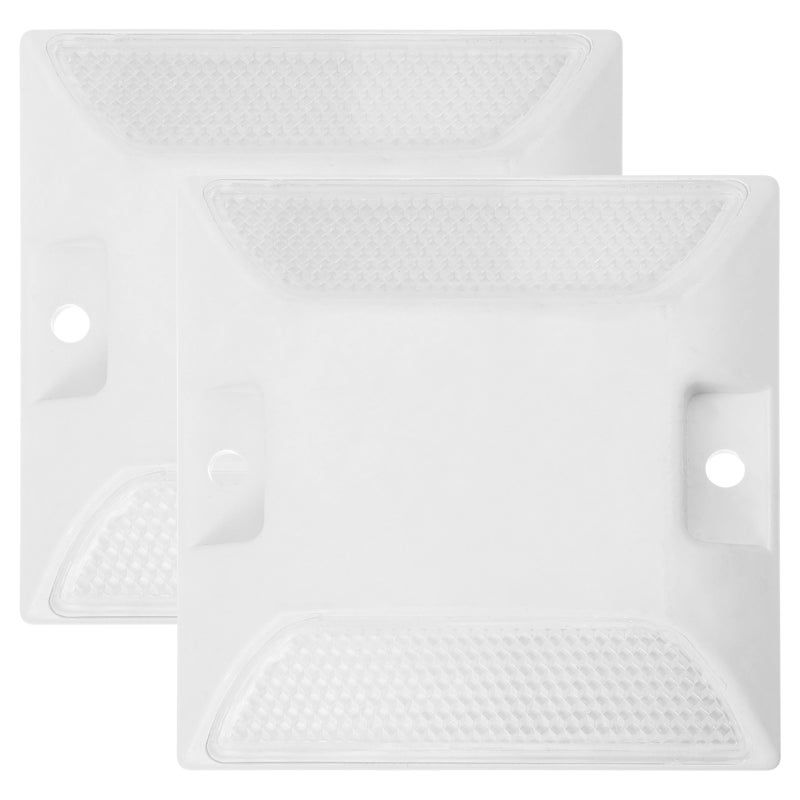2pcs Road Markers Reflective Driveway Markers Roadside Emergency Reflector - Image 1