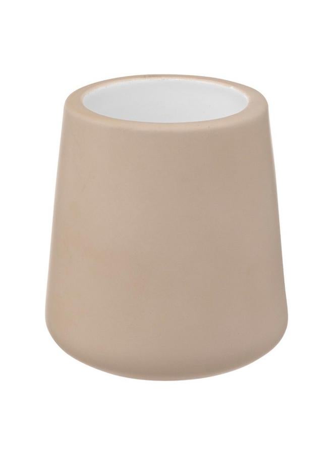 Five Simply Smart High Quality Sandstone Toilet Brush With Holder Beige And Silver 174878O - Image 2