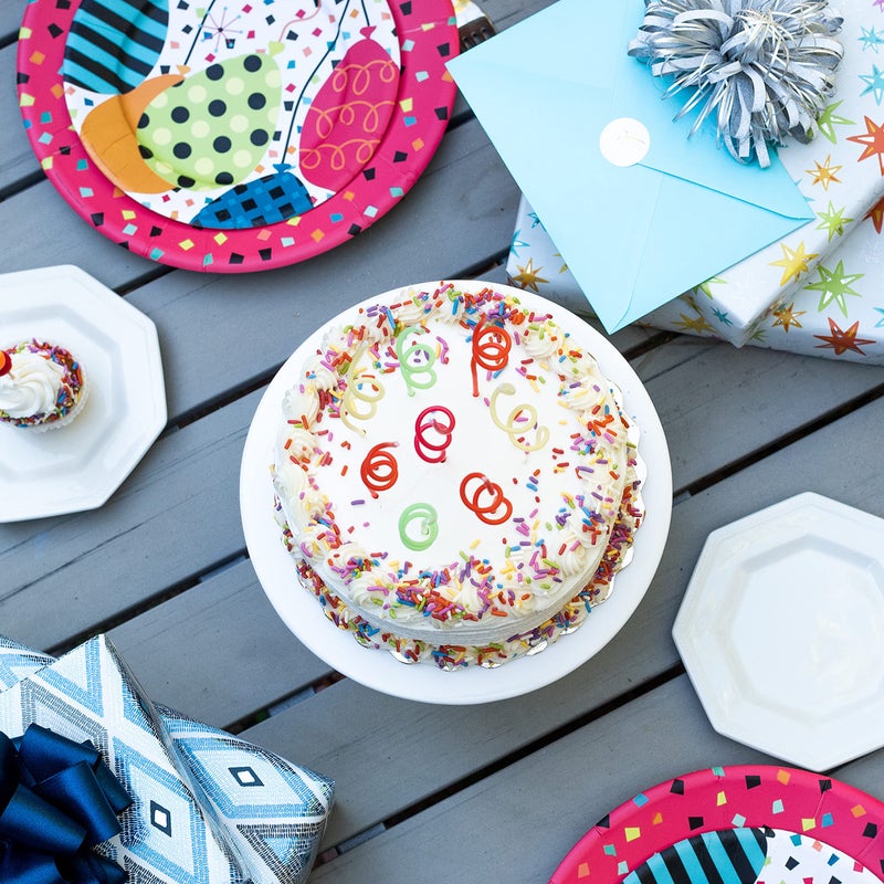 Papyrus Birthday Candles, Green, Yellow, Orange & Red Swirl (12-Count) - Image 3