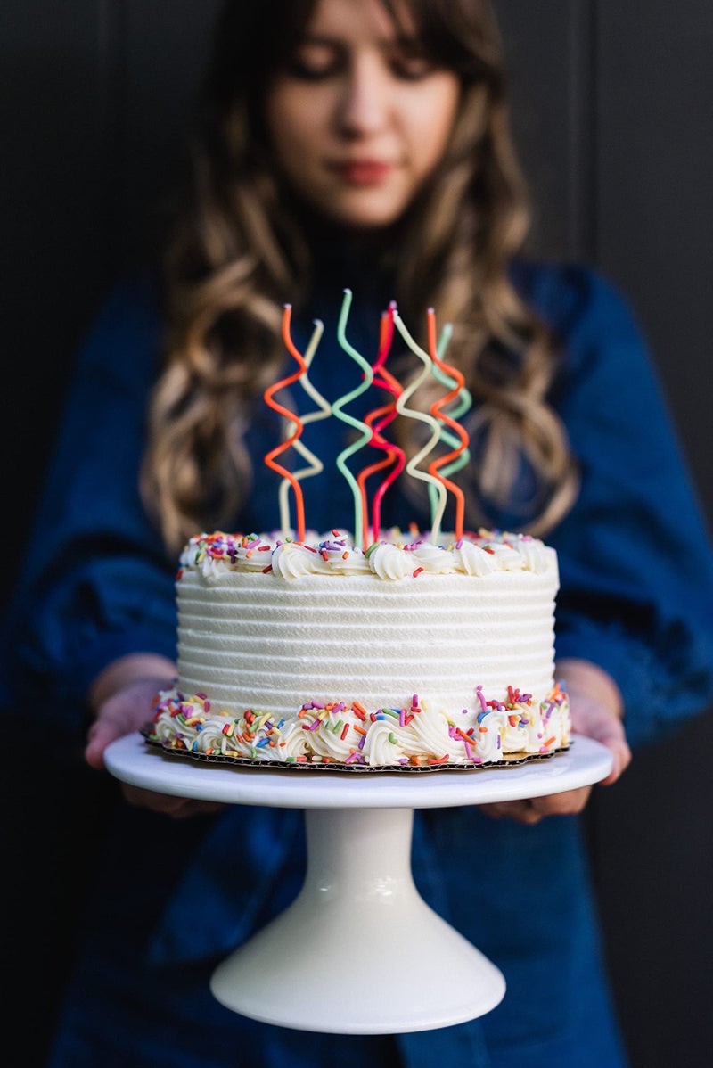 Papyrus Birthday Candles, Green, Yellow, Orange & Red Swirl (12-Count) - Image 4