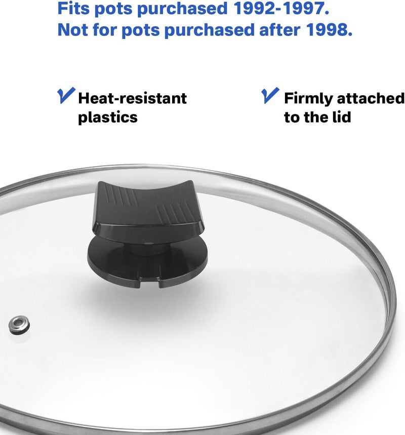 superbobi 1727 Replacement Lid Knob Without Vent for Rena Ware Stainless Cooking - Image 5