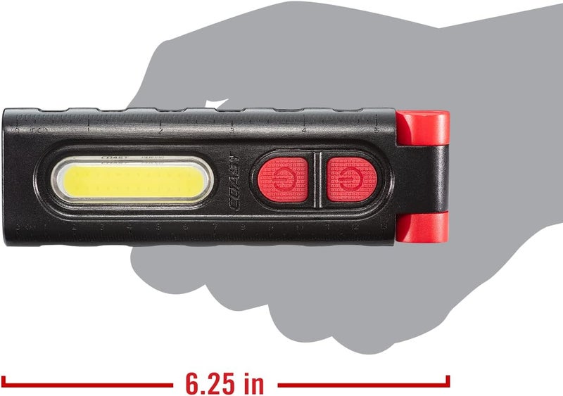 COAST PM100R 180Degree Rotating Worklight with Magnetic Base BlackRed - Image 4