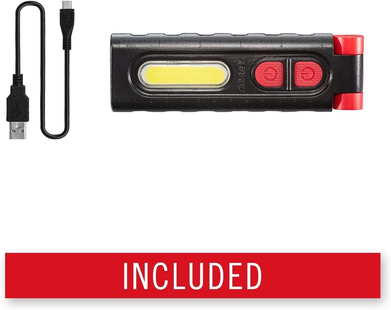 COAST PM100R 180Degree Rotating Worklight with Magnetic Base BlackRed - Image 5