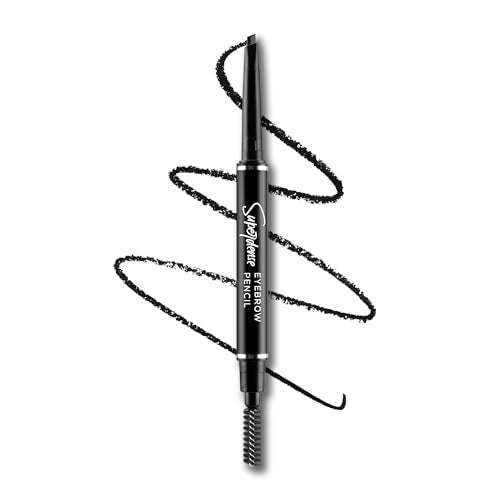 RENEE Superdense Eyebrow Pencil with Spoolie Black Smudge Proof Waterproof Highly Pigmented for Fill in Brow Gaps Smooth OneSwipe Precision Application Enriched with Vitamin C Jojoba Oil - Image 1