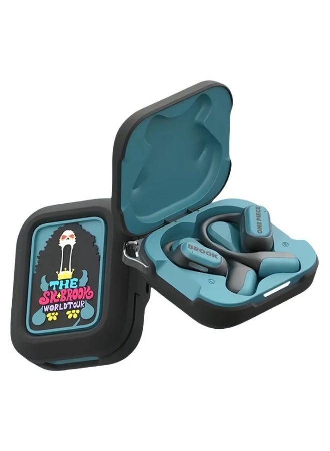 Brook One-Piece World Tour Open-Back Bluetooth 5.4 Sports Headphones – Low Latency, Dual Mode for Music & Gaming, 24H Battery, IPX5, ENC Mic – Black - Image 1