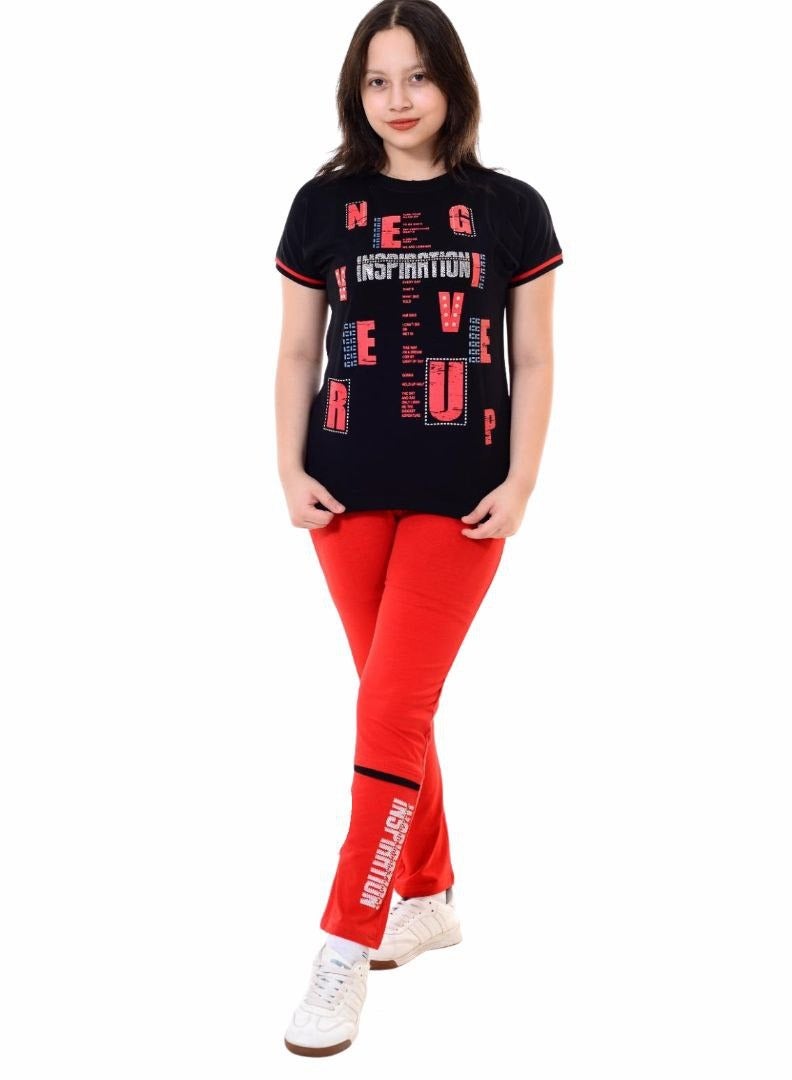 بيجامة اطفال بناتى قطن سن محير - Image 1