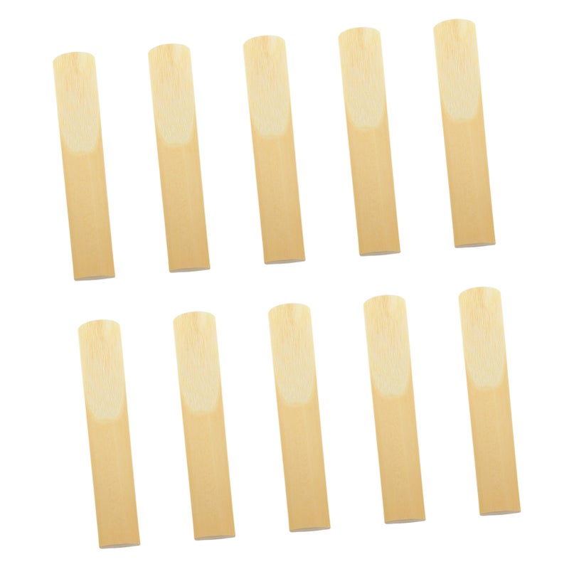 10Pcs Clarinet Reeds Produce Clear Sound Smoothing Light Portable Traditional Reeds for Clarinet Replacement Strength 2.5 - Image 2