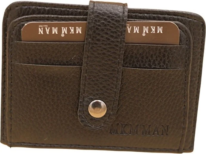 Mkm 099037 Thin Business Card Wallet - Pattern-05 - Black -83