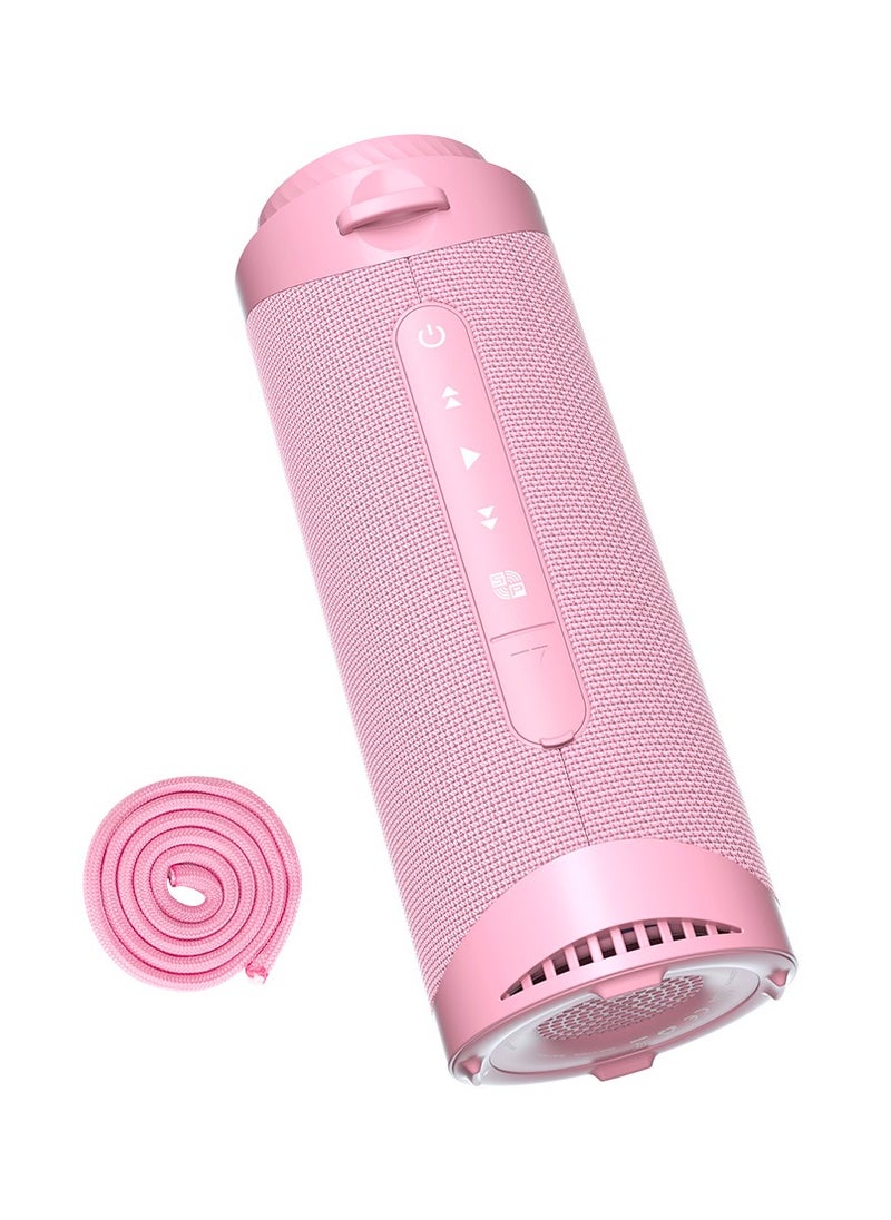ترونسمارت مكبر صوت محمول مقاوم للماء Tronsmart T7 بقوة 30 وات، صوت SouldPulse مع صوت محيطي 360 درجة، بلوتوث V5.3، مقاوم للماء IPX7، TWS، بطارية 2000 مللي أمبير، معادل مخصص عبر التطبيق - وردي  - Image 2
