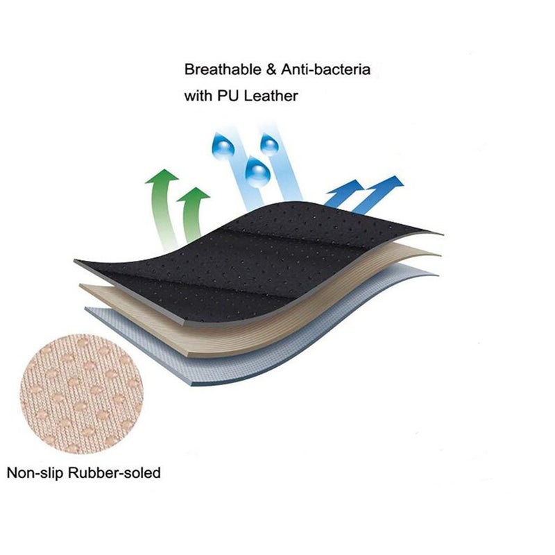 EDEALYN Luxury PU Leather Car Seat Cover Protector Front, Bottom Single Seat Cover-Compatible with 90% Vehicles (Width 20.8 ×deep 21×Thick 0.2 inch) (Black) - Image 4