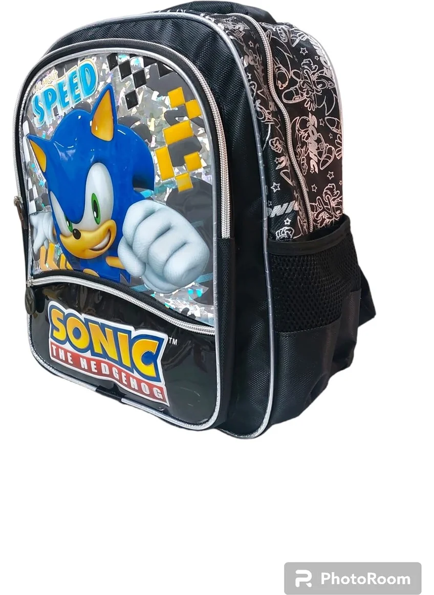 Genc Dijital Baski GENC DIGITAL PRINTING Sonic Original Licensed School Bag 2041