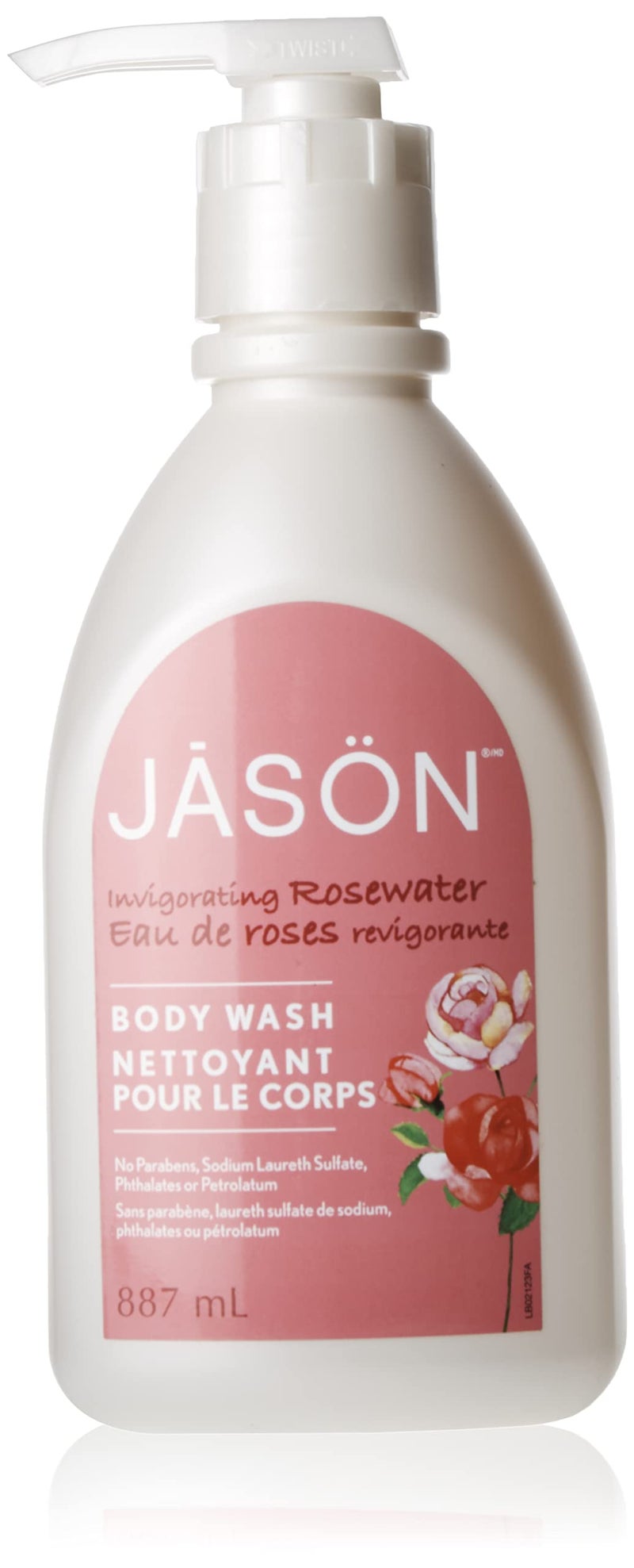 Jason Shower Body Wash Rosewater 30 Fl Oz Pack of 2