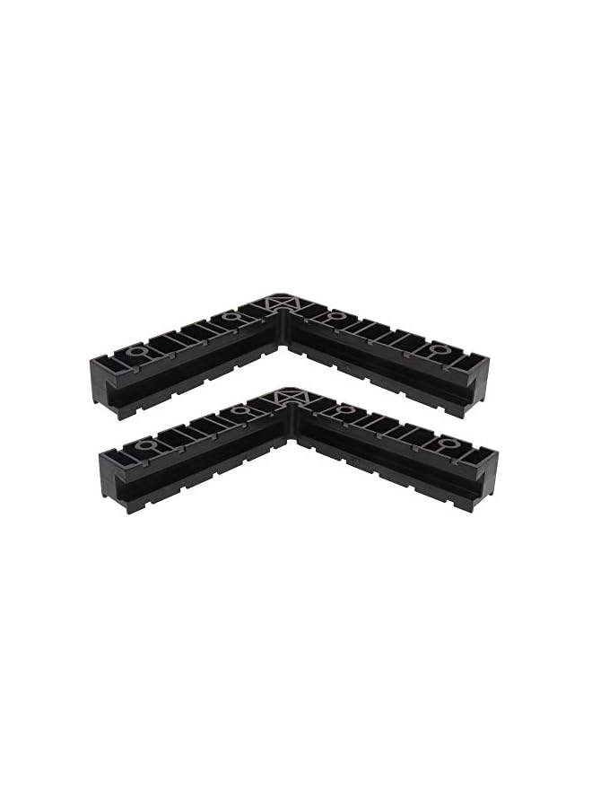 Milescraft 4011 8" ClampSquares - 90 Degree Corner Clamp, Positioning/Assembly Squares for Pictures Frames, Boxes, Etc Black - Image 2
