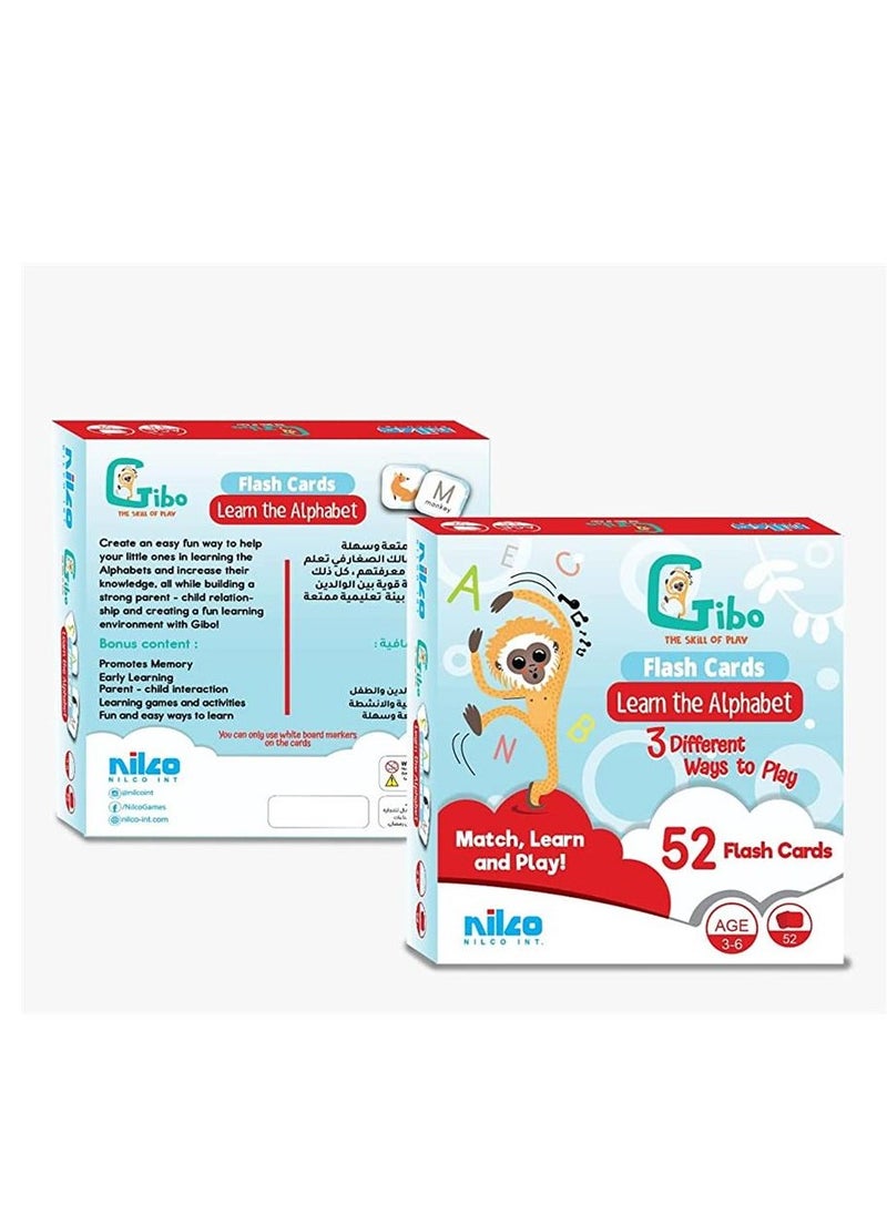 nilco GIBO FLASH CARD  LEARN TO ALPHABET 