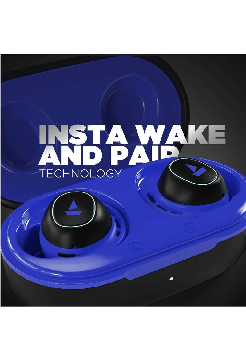 boAt - boAt Airdopes 441 TWS Ear-Buds with IWP Technology, Immersive Audio, Up to 30H Total Playback, IPX7 Water Resistance, Super Touch Controls, Secure Sports Fit & Type-C Port(Blue) - Image 1