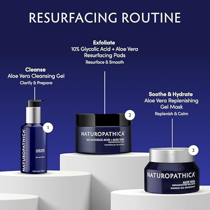 Naturopathica Aloe Vera Cleansing Gel, Facial Cleanser with Aloe Vera and Lavender, Clarifying Face Wash for Men and Women, 4.73 fl oz - Image 4