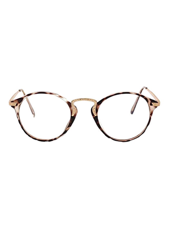 NIBEMINENT - Casual Leopard Frames Retro Oval Eyeglasses - Image 1