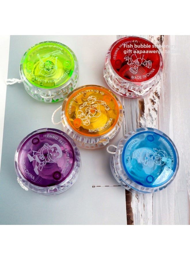 Generic Luminous Yo-yo Children's Toys Kindergarten Prizes Small Gift Flash Yo-yo Yoyo Ball School Season Gift-Color:20 Pieces  - Image 3