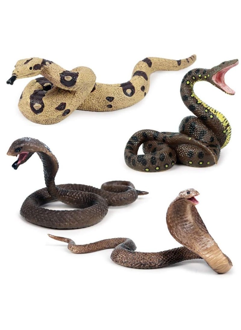 Realistic Wild Life, 4Pcs Action Model Lifelike Snake Toy Figurines Prank Props Stress Relif Toys Educational Toys Birthday Gift for Kids - pzsku/Z234BB981946C6481C3ABZ/45/_/1689911254/782f6c0c-bf93-4de4-9a30-0d77d8c2c1a0