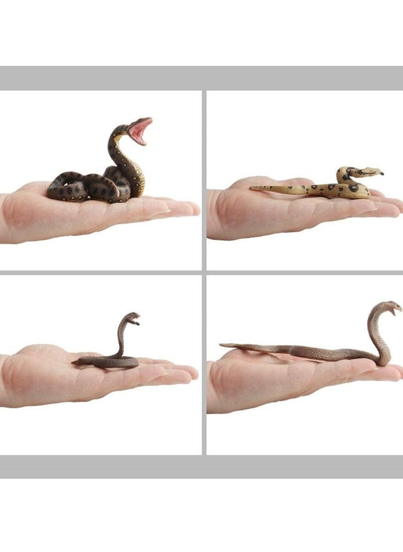 Realistic Wild Life, 4Pcs Action Model Lifelike Snake Toy Figurines Prank Props Stress Relif Toys Educational Toys Birthday Gift for Kids - pzsku/Z234BB981946C6481C3ABZ/45/_/1689911254/8451845d-c00c-4ec5-bca7-63a2be99afa4