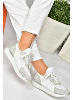 Fox Shoes White/grey Suede Casual Sports Shoes Sneakers P973516802  - Image 4