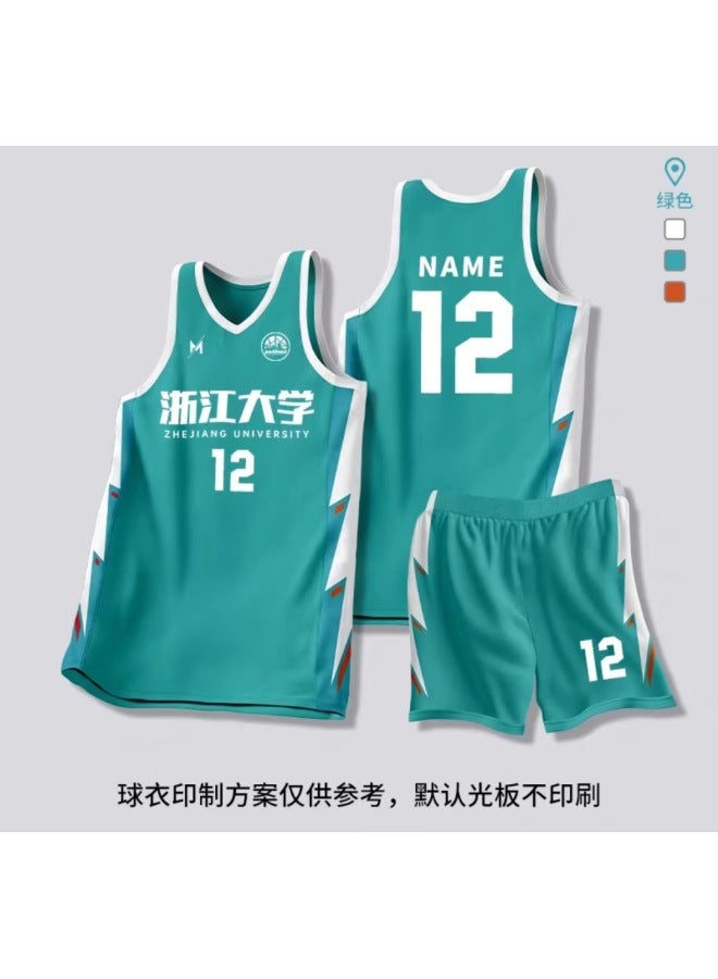 Basketball Uniform Suit Adult Children Boys And Girls Team Competition Uniform Village Ba League American Basketball Jersey