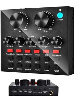TIGER V8 Sound Card with Bluetooth, Mixer Board, Voice Changer & Live Sound Card – Professional Audio Interface for Streaming, Karaoke, Music Production, and Live Shows  - Image 5
