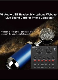 TIGER V8 Sound Card with Bluetooth, Mixer Board, Voice Changer & Live Sound Card – Professional Audio Interface for Streaming, Karaoke, Music Production, and Live Shows  - Image 2