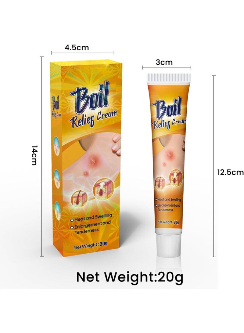 Sumifun Boil Relief Cream Soothing Cream for Abscesses, Swelling, and Tenderness - Moisturizes & Calms Skin - Effective Relief for Boils & Abscesses, Gentle Care for Skin Health, Promotes Healing 20g - Image 2
