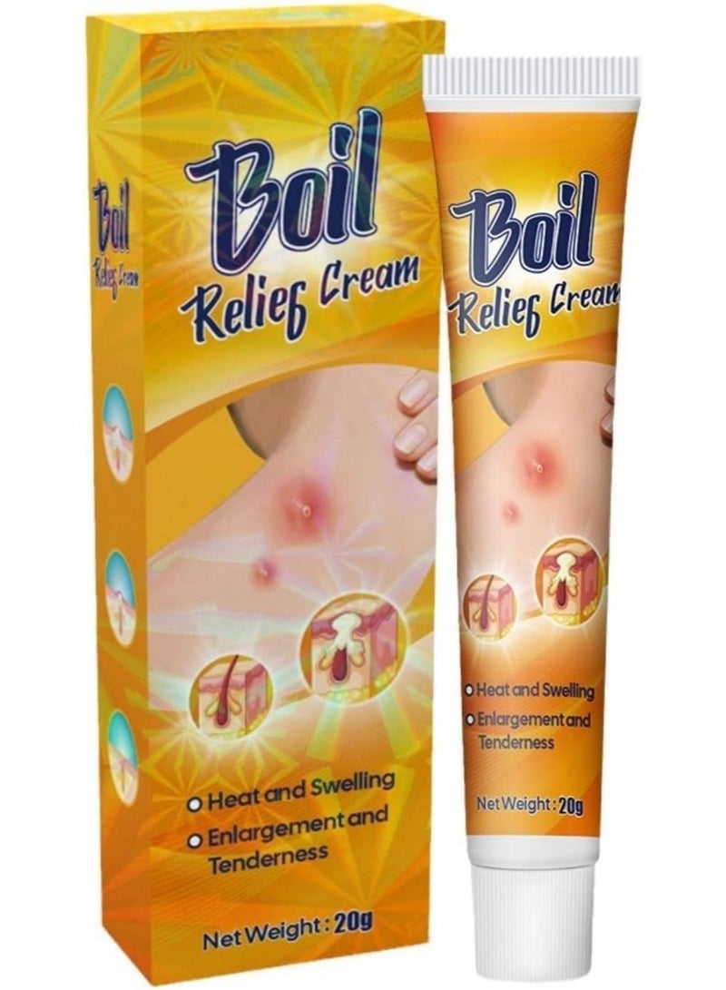 Sumifun Boil Relief Cream Soothing Cream for Abscesses, Swelling, and Tenderness - Moisturizes & Calms Skin - Effective Relief for Boils & Abscesses, Gentle Care for Skin Health, Promotes Healing 20g - Image 1