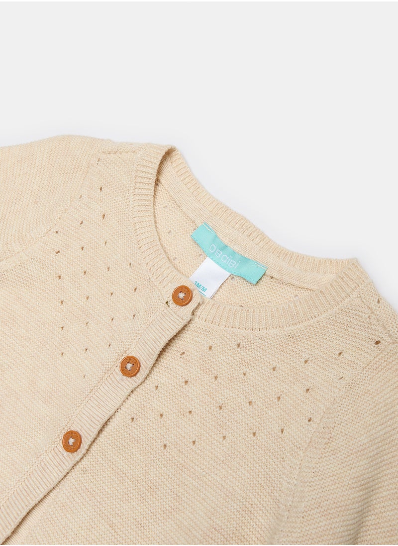 OBAIBI Beige Vest for Girls  - Image 3