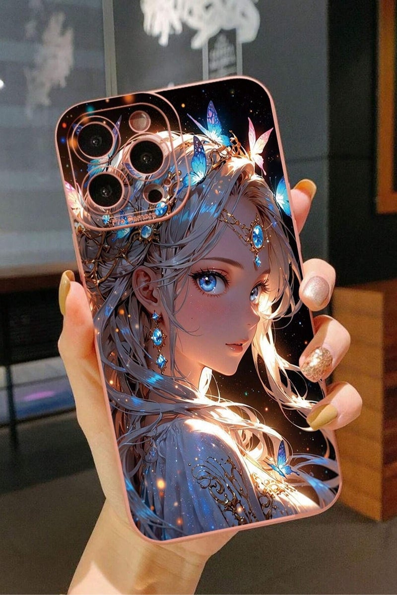 جراب ايفون 16 برو ماكس  بتصميم فتاة انمي - Image 2