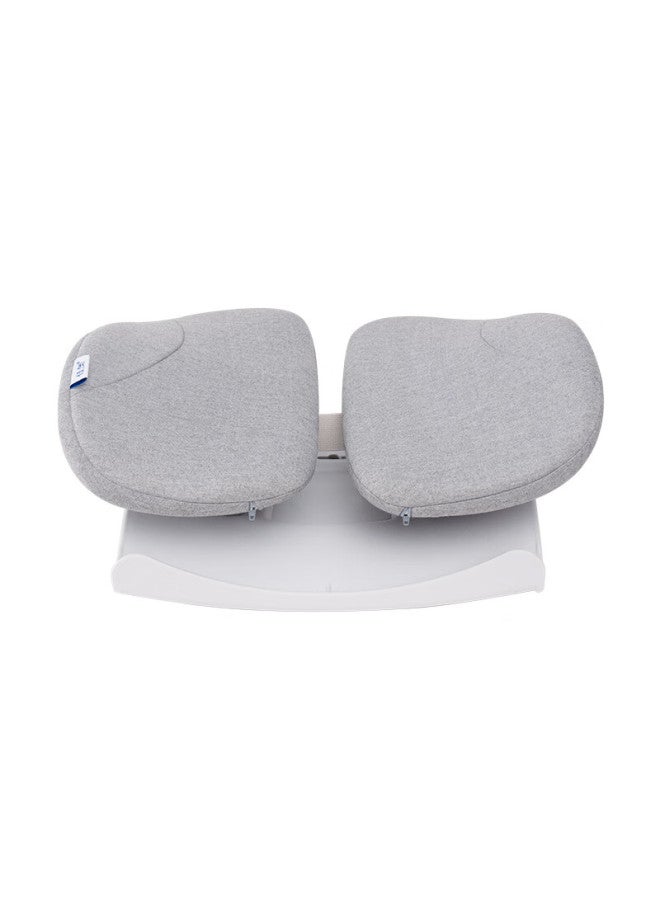 Jago Jiaao Ergonomic Lumbar Support Cushion, Office Back Support Pad, Chair Cushion For Long Sitting, Adjustable Seat Cushion For Work, Gray - Image 3