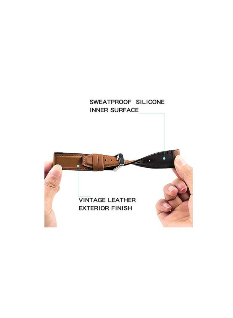 هواوى واتش جى تى 3 برو ساعه ذكيه 46 ملم 22 ملم جلد سيليكون سوار بديل - إبزيم فضي جملي - Image 4