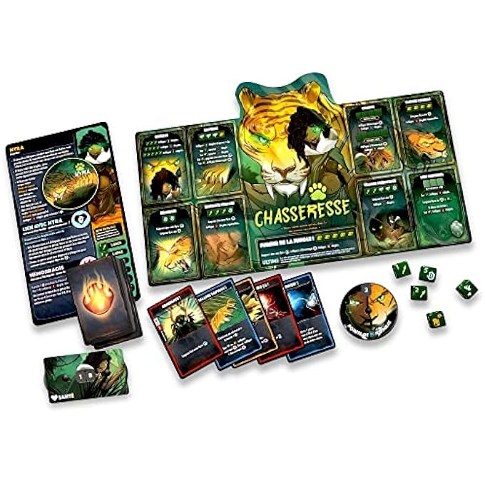 لاكي داك جيمز ألعاب البطة المحظوظة | عرش النرد: تكتيكي مقابل الصياد | لعبة لوحية للكبار والأطفال | لعبة استراتيجية | النرد والقوة القتال | 2 لاعبين | 20 إلى 40 دقيقة | الإنكليزية - Image 2