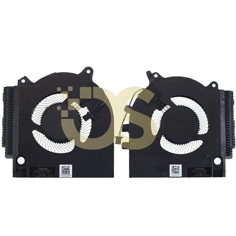 او اس مروحة معالج متوافقة مع Dell G15 5510 5511 5515 يسار + يمين 5 فولت من OS - Image 1