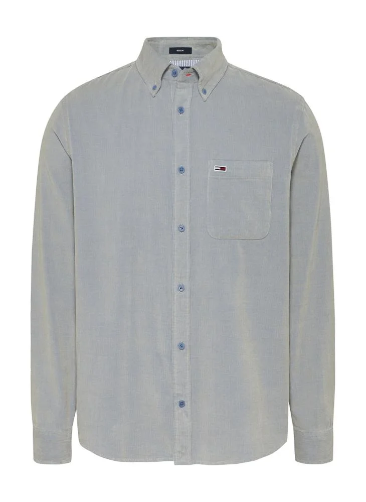 تومي جينز Logo Print Relaxed Fit Shirt
