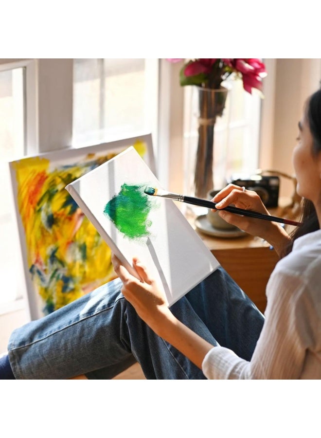 Canvas for Painting, 4 Pack Stretched Canvases for Adults, Acrylics & Oils Painting - 25*35 cm - Image 4