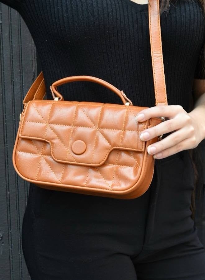 2×1 shoulder and crossbody Brown bag - Image 1