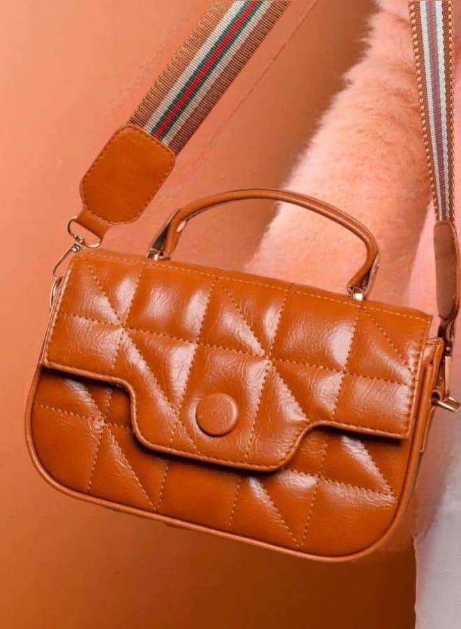 2×1 shoulder and crossbody Brown bag - Image 2