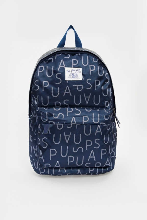 U.S. Polo Assn. Patterned Navy Blue Backpack PLÇAN23292  - Image 1