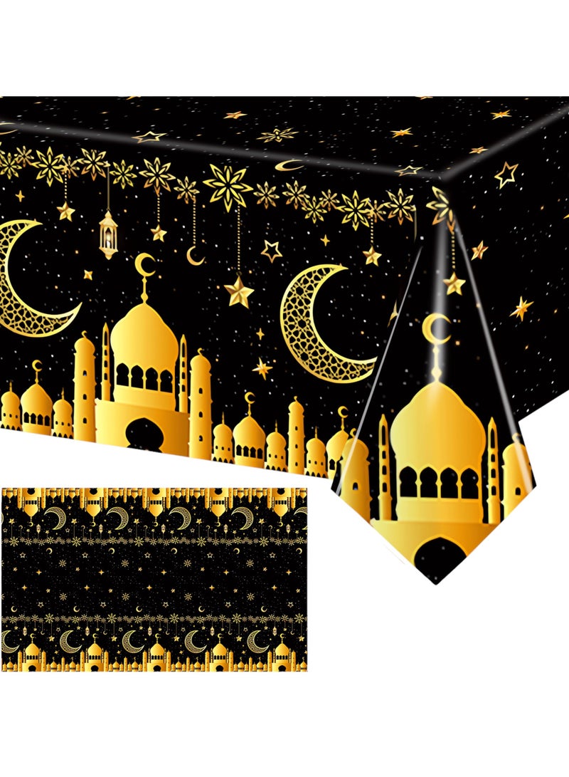 Highland Eid Ramadan Disposable Table Cloth - 130x220 CM - Image 1